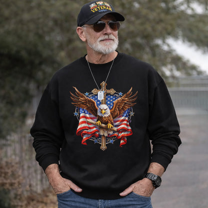 Eagle & Cross – Faith & Freedom – Unisex Tshirt Gildan / Tshirt Comfort / V-neck/ Hoodie / Sweatshirt