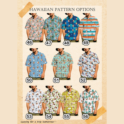 Personalized Photo Hawaiian Shirt, Custom Face Aloha Shirt, Matching Family Beach Vacation