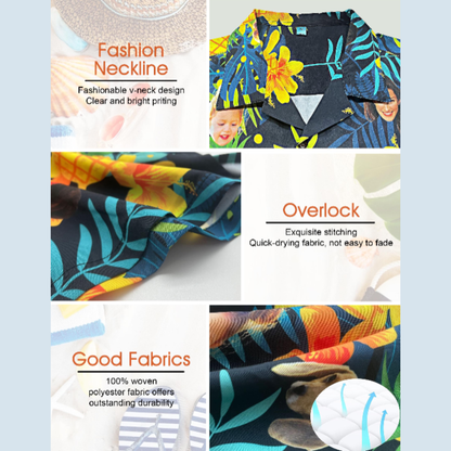 Custom Face Hawaiian Shirt, Personalized Photo Aloha Shirt, Family Matching Beach Vacation Gift