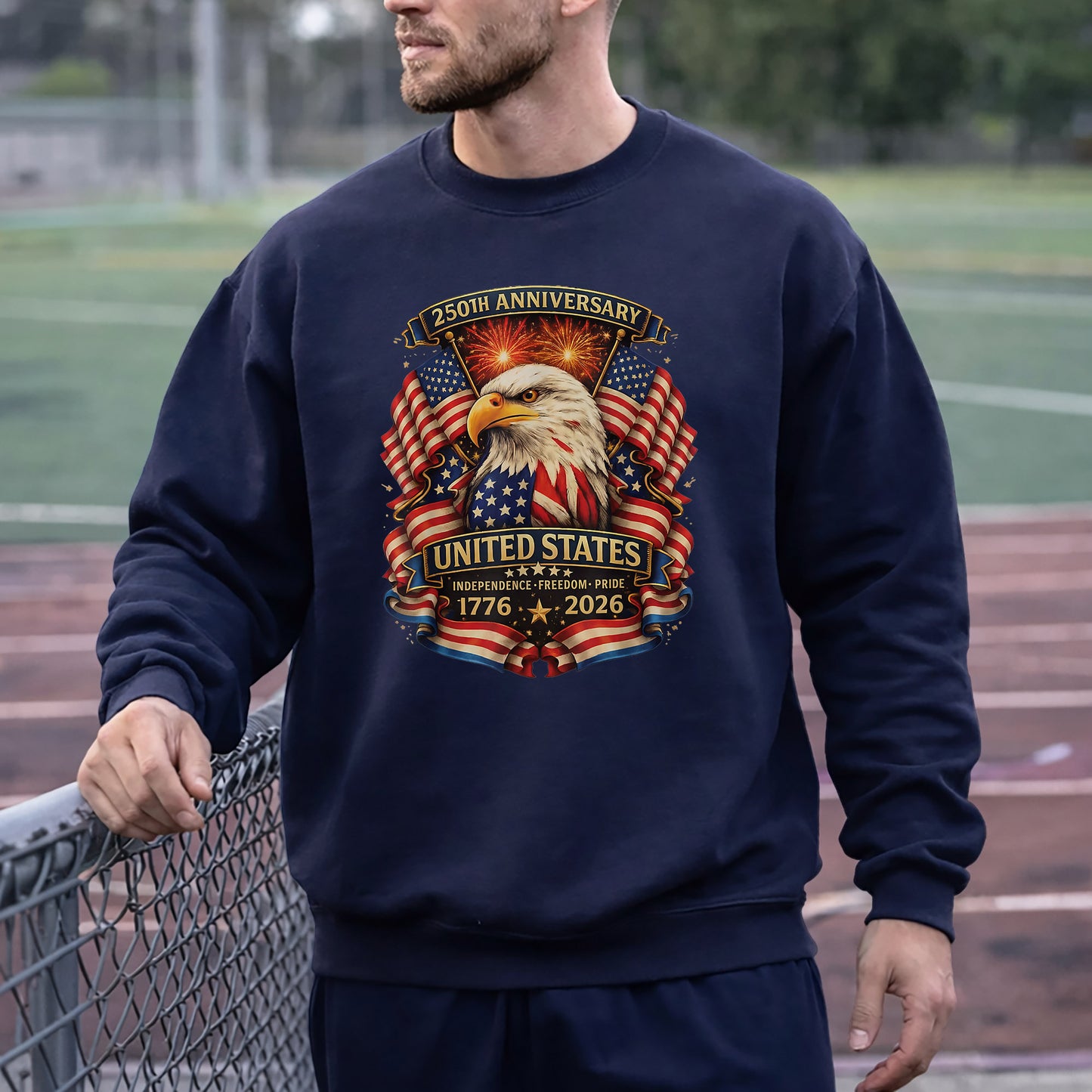 American Eagle Fireworks – America 250th Anniversary – Unisex Tshirt Gildan / Tshirt Comfort / V-neck/ Hoodie / Sweatshirt