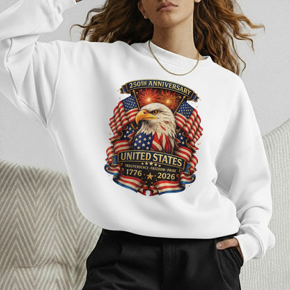 American Eagle Fireworks – America 250th Anniversary – Unisex Tshirt Gildan / Tshirt Comfort / V-neck/ Hoodie / Sweatshirt