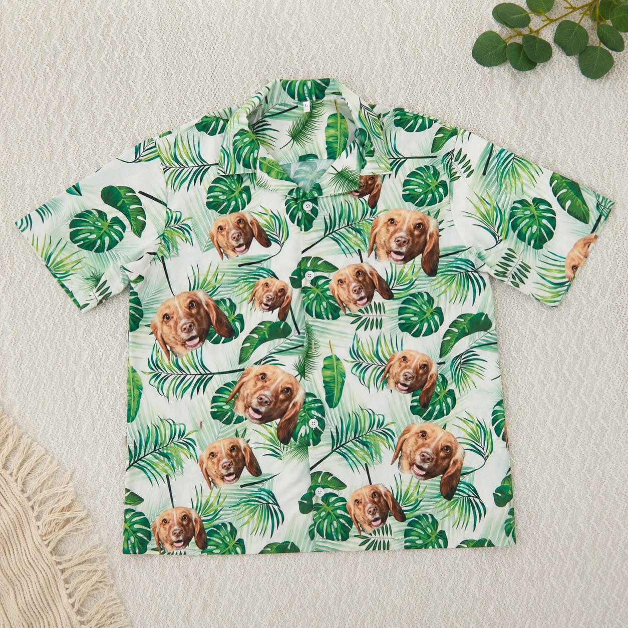 Custom Hawaiian Shirt with Face, Personalized Family Photo Shirt, Funny Tropical Beach Gift