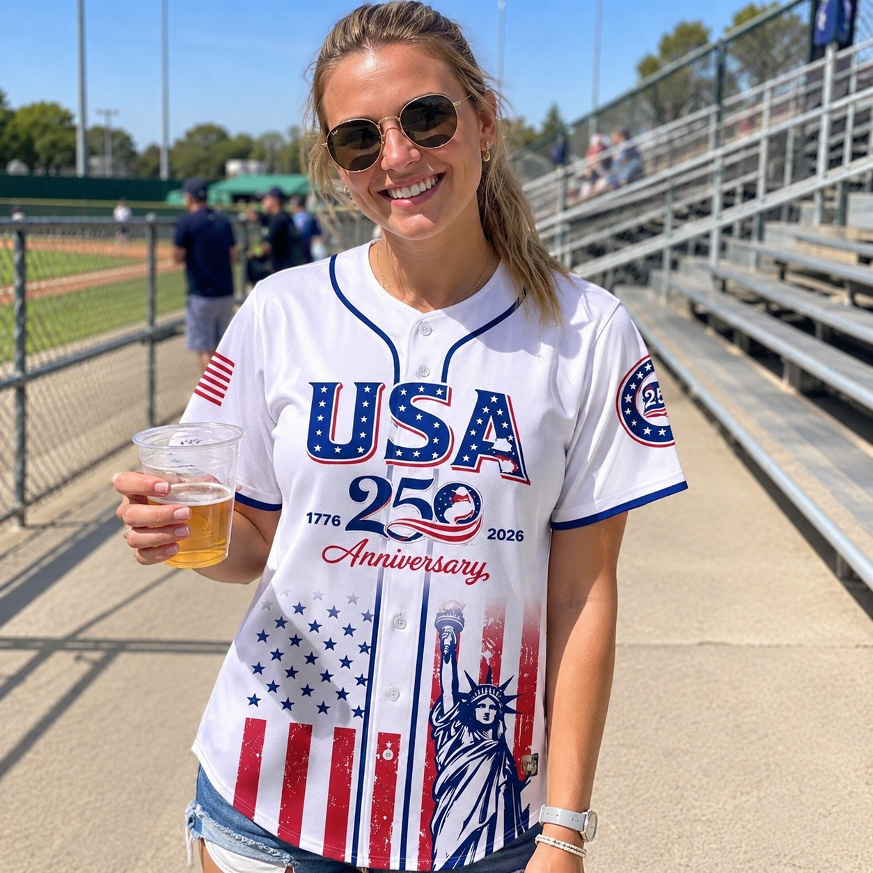 Patriot’s Pride 1776–2026 Baseball Jersey Unisex Shirt