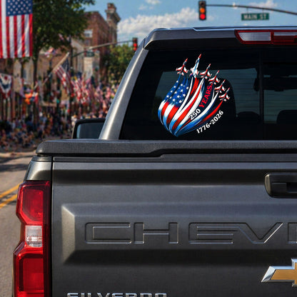🔥 LIMITED TIME OFFER - God Bless America 250th Anniversary Christian Eagle UV DTF 3D Decal