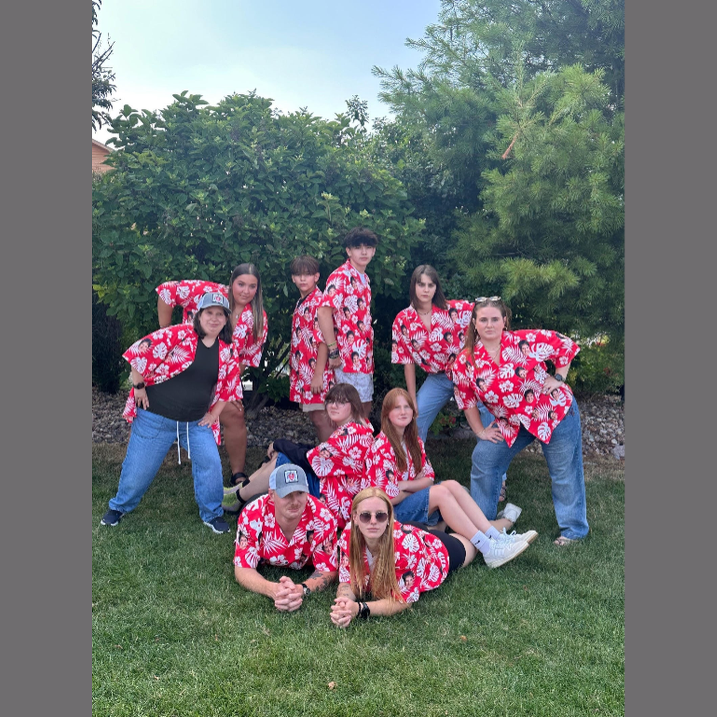 Custom Face Hawaiian Shirt, Personalized Photo Aloha Shirt, Family Matching Beach Vacation Gift