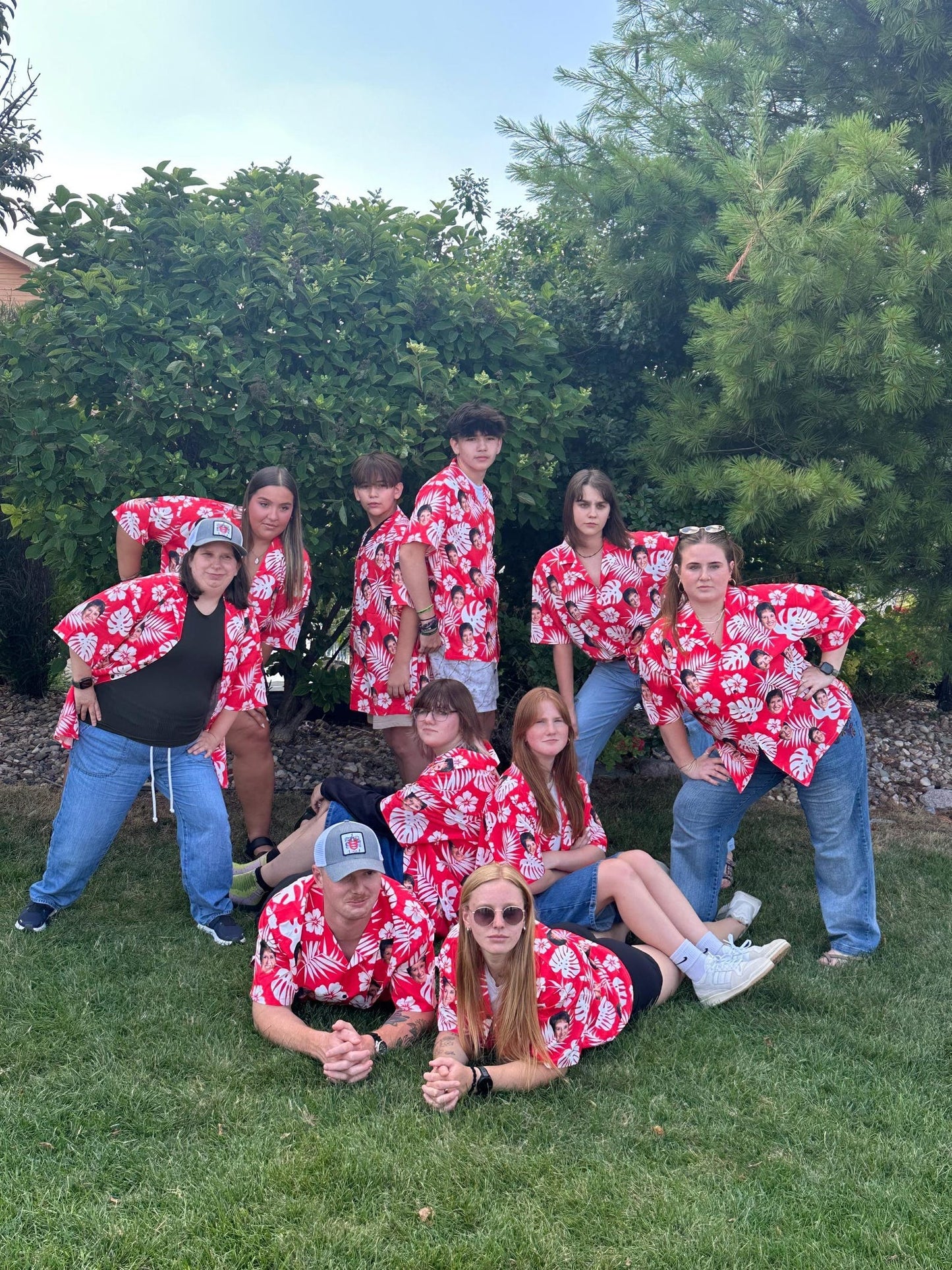 Custom Face Hawaiian Shirt, Personalized Photo Aloha Shirt, Unisex Beach Vacation Gift