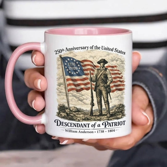 Personalized USA 250th Anniversary Mug 1776-2026