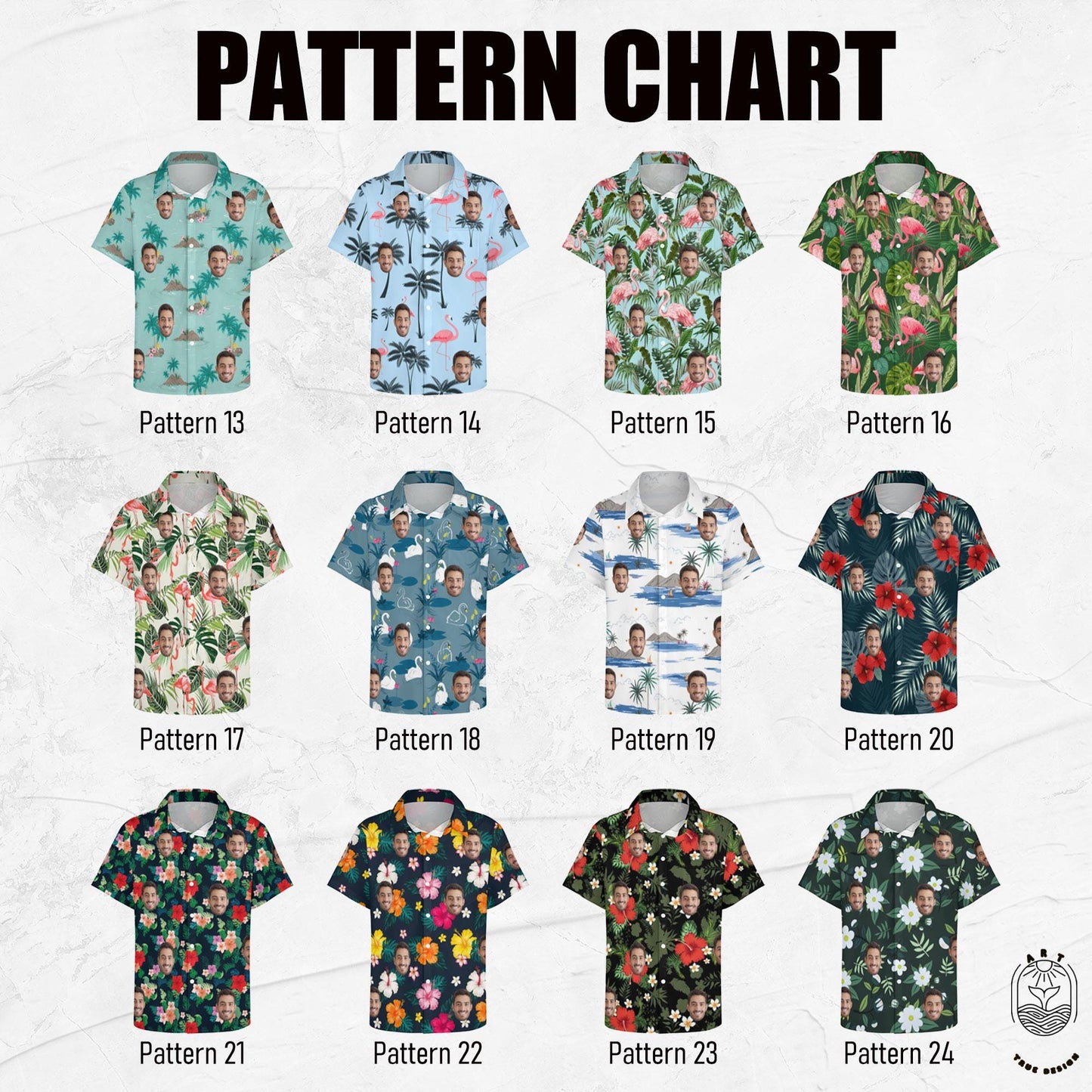 Custom Family Hawaiian Shirt, Personalized Face Aloha Shirt, Beach Vacation Matching Gift