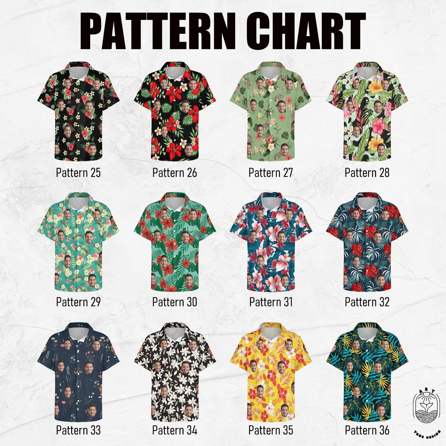 Custom Family Hawaiian Shirt, Personalized Face Aloha Shirt, Beach Vacation Matching Gift