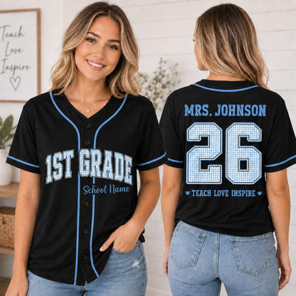 Custom Mascot Baseball Jersey – School Spirit Team Shirt