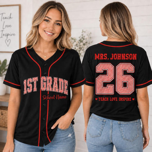 Custom Mascot Baseball Jersey – School Spirit Team Shirt