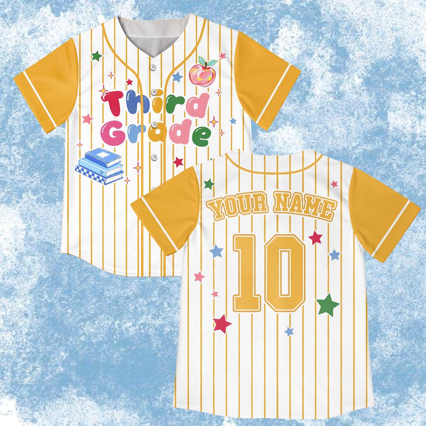 Custom School Team Baseball Jersey – Personalized Staff Shirt