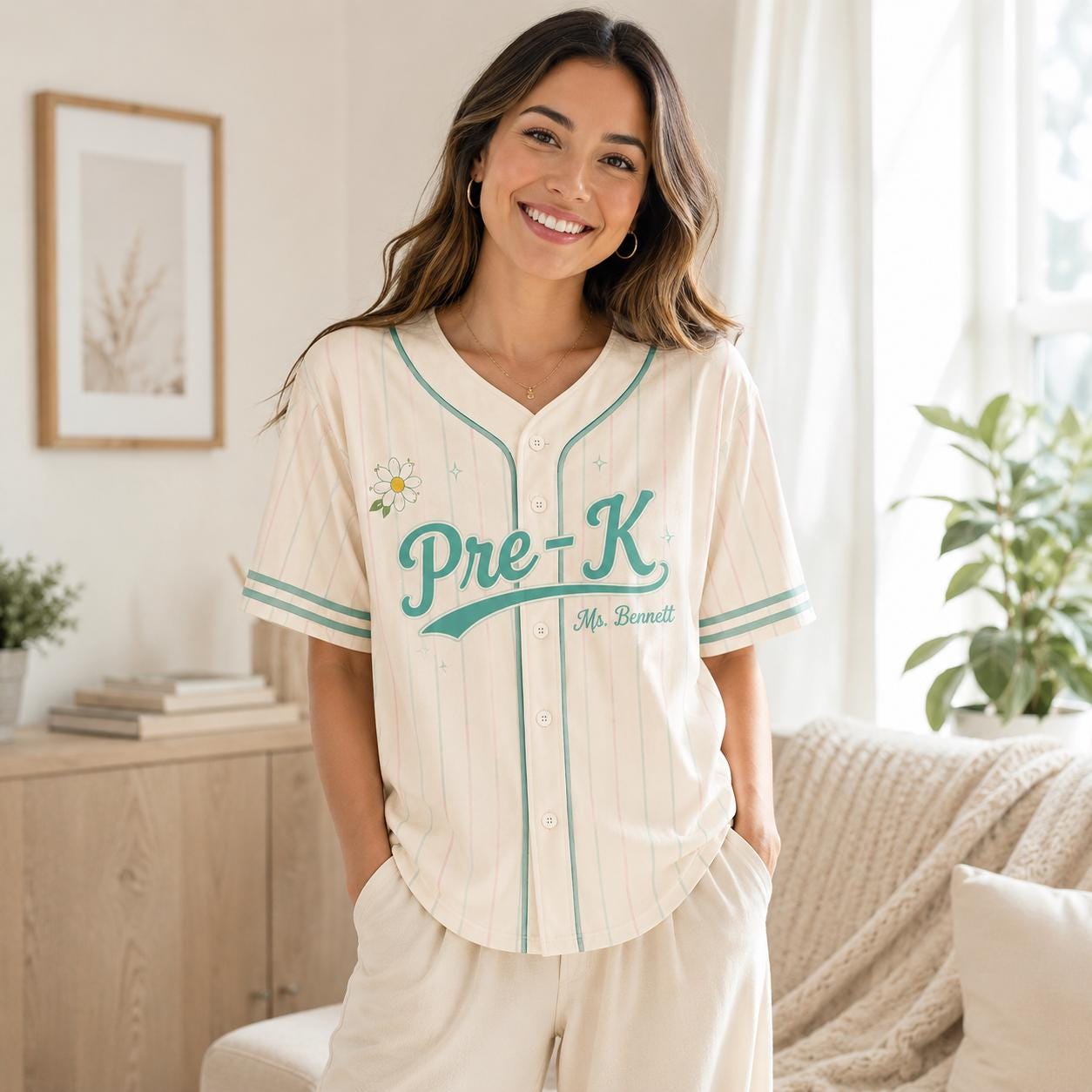 Personalized School Spirit Baseball Jersey – Custom Name & Mascot
