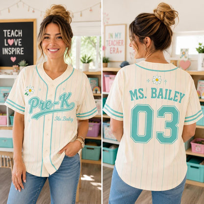 Personalized School Spirit Baseball Jersey – Custom Name & Mascot