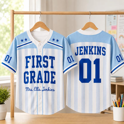Custom School Mascot Baseball Jersey – Back to School Team Shirt