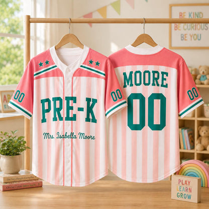 Custom School Mascot Baseball Jersey – Back to School Team Shirt