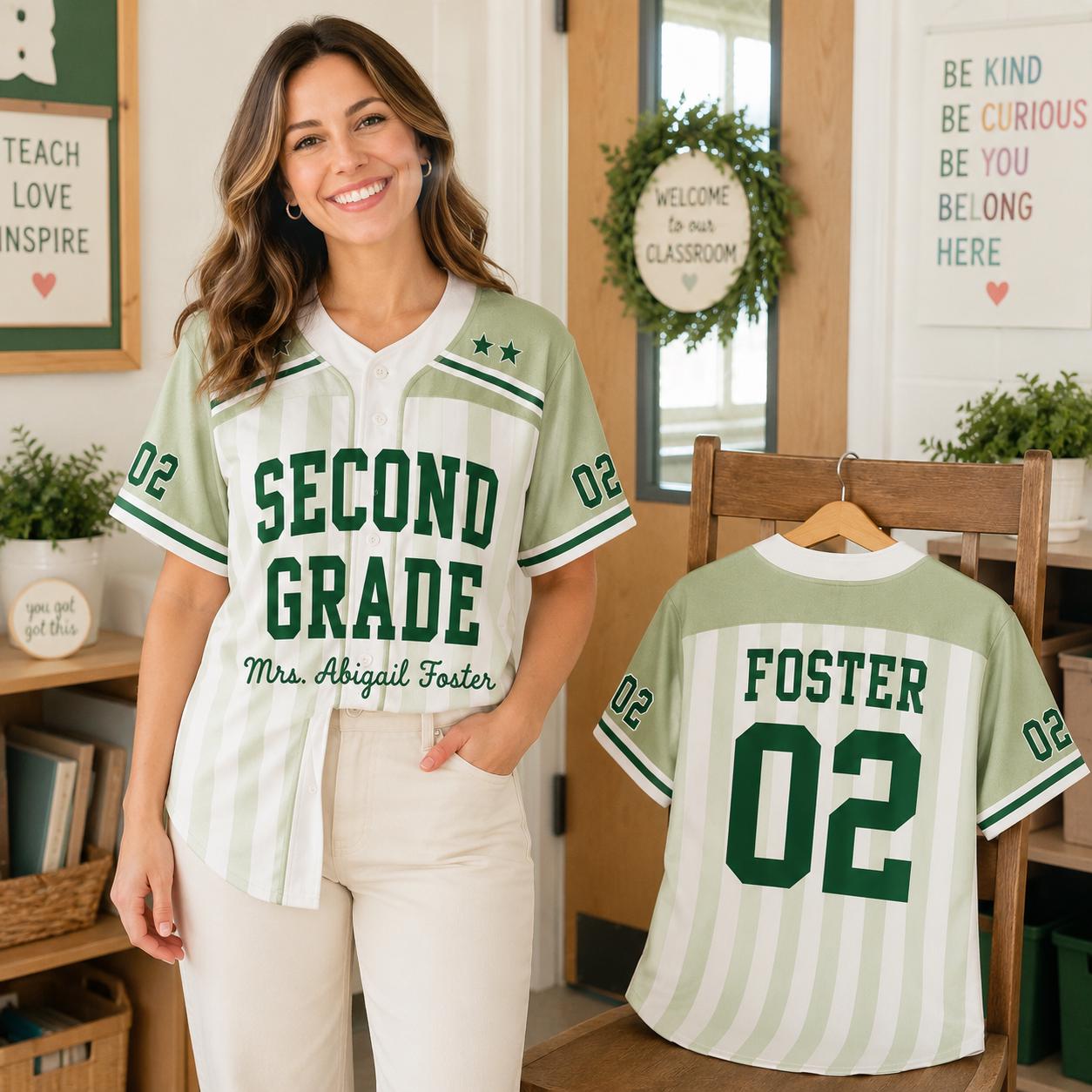 Custom School Mascot Baseball Jersey – Back to School Team Shirt