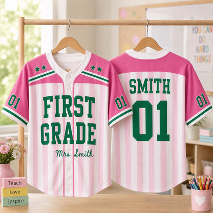 Custom School Mascot Baseball Jersey – Back to School Team Shirt