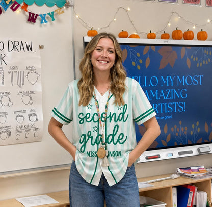 Personalized School Mascot Baseball Jersey – Custom Name Team Jersey