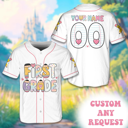 Custom School Baseball Jersey – Personalized Mascot Spirit Shirt