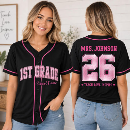 Custom Mascot Baseball Jersey – School Spirit Team Shirt