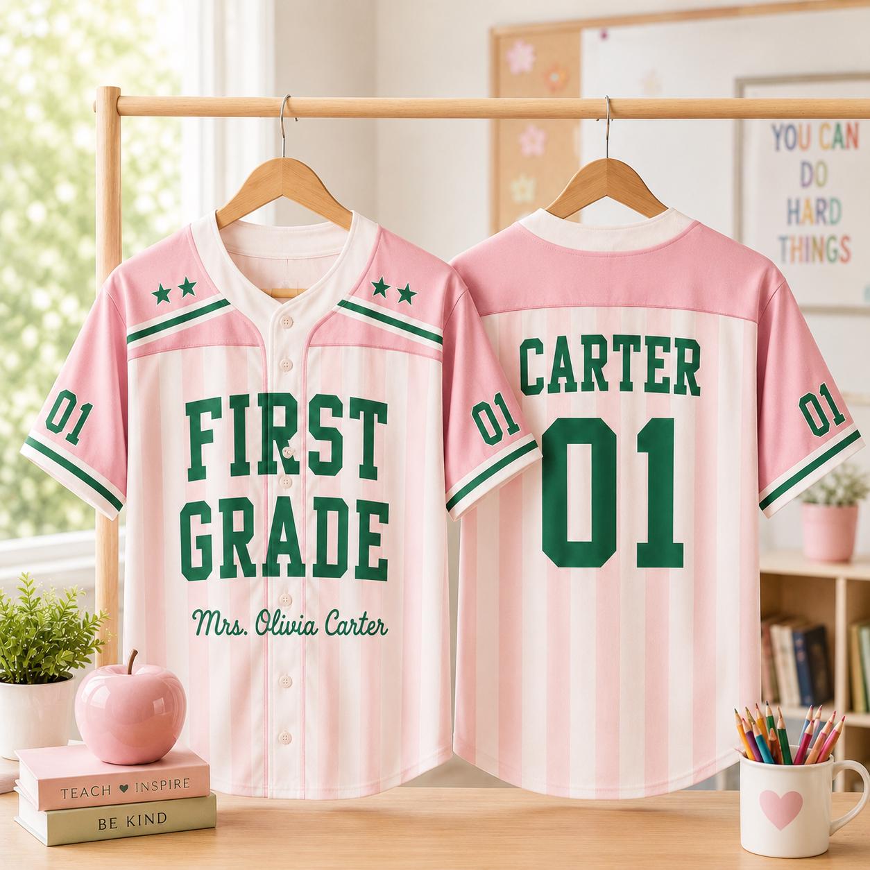 Custom School Mascot Baseball Jersey – Back to School Team Shirt