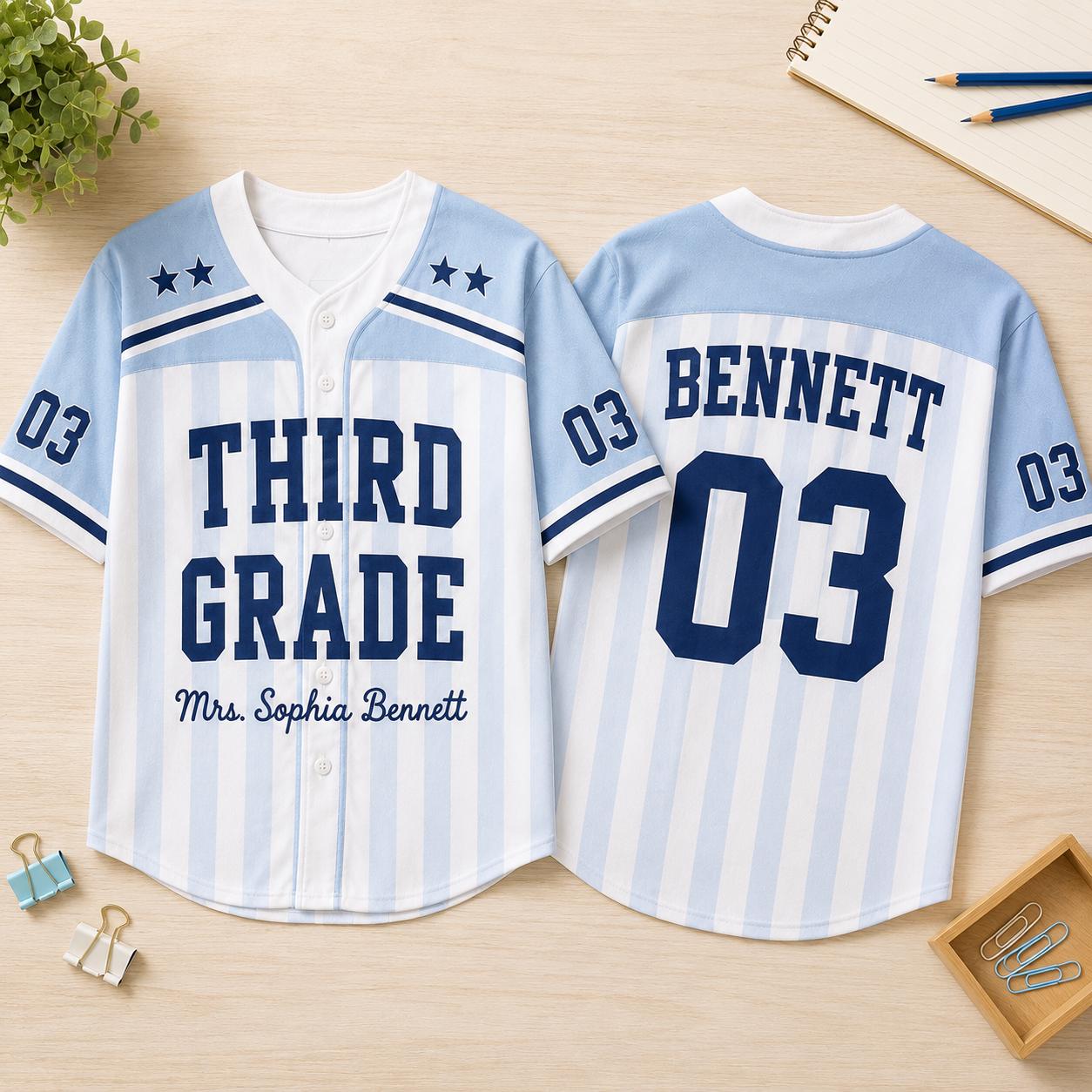 Custom School Mascot Baseball Jersey – Back to School Team Shirt