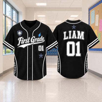 Personalized Teacher Team Baseball Jersey – Custom School Name