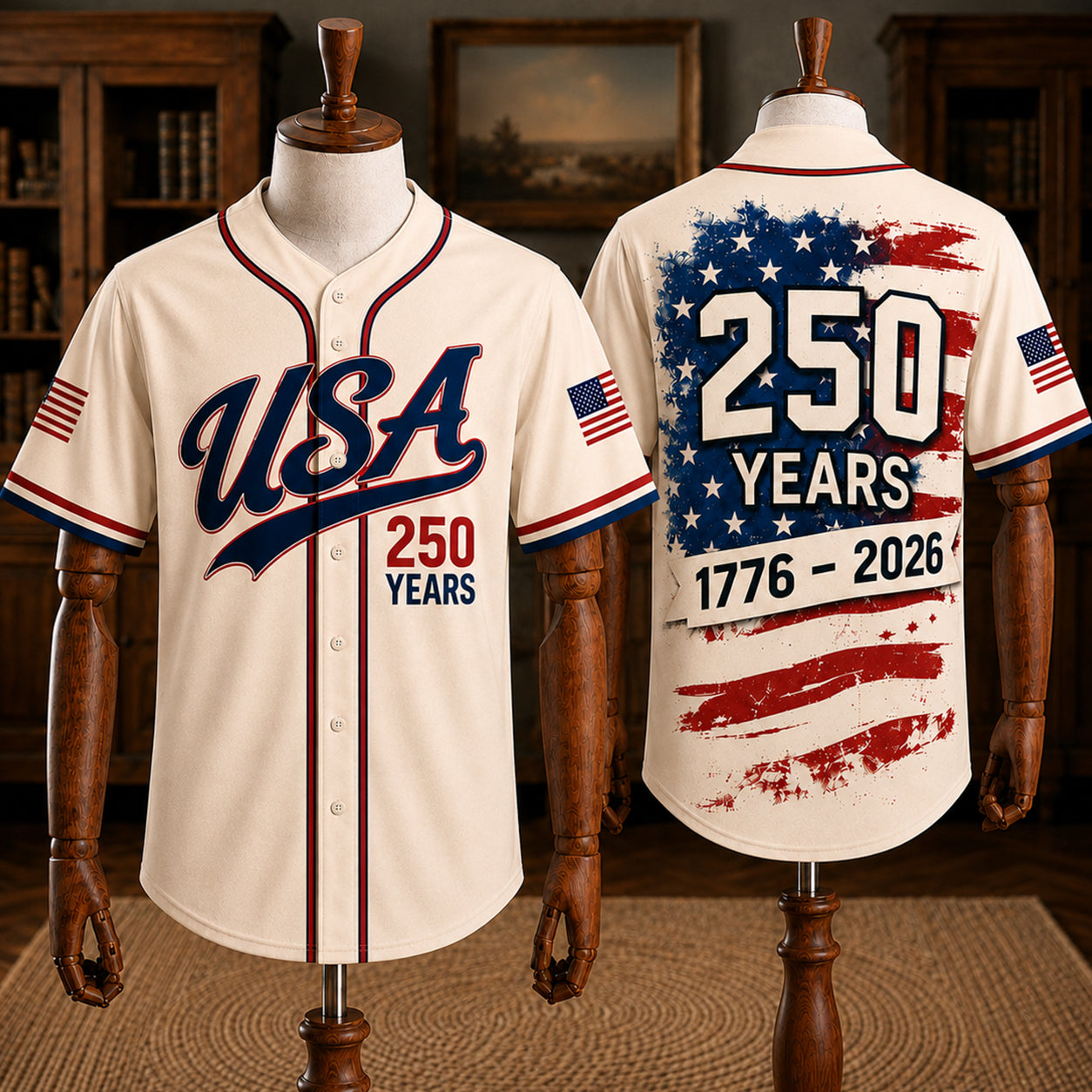 Patriot’s Pride 1776–2026 Baseball Jersey Unisex Shirt