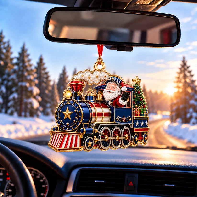 250th Anniversary Christmas Ornament Santa Train