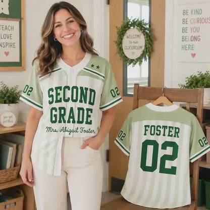 Custom School Mascot Baseball Jersey – Back to School Team Shirt
