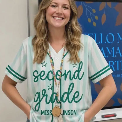 Personalized School Mascot Baseball Jersey – Custom Name Team Jersey